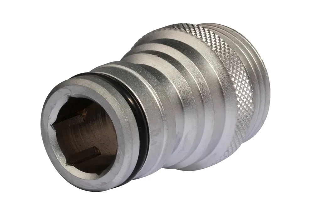 NiTO CLICK 3/4" vandens greitoji jungtis su išoriniu sriegiu, žalvaris