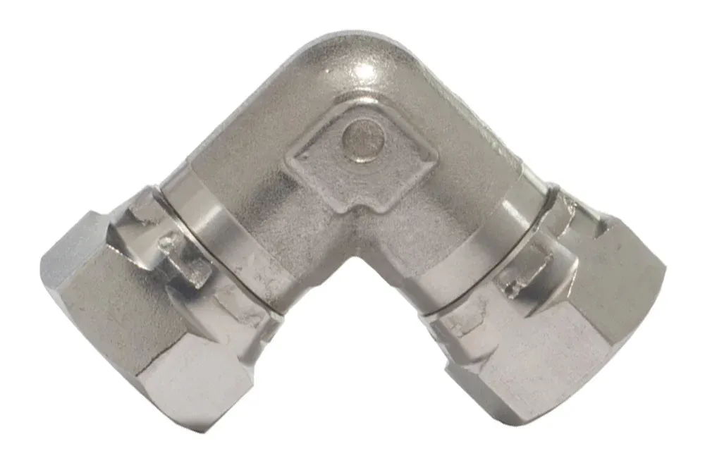 Adapteris 90° kompaktiškas su vidine BSP sriege, nerūdijantis plienas, tipas A115C