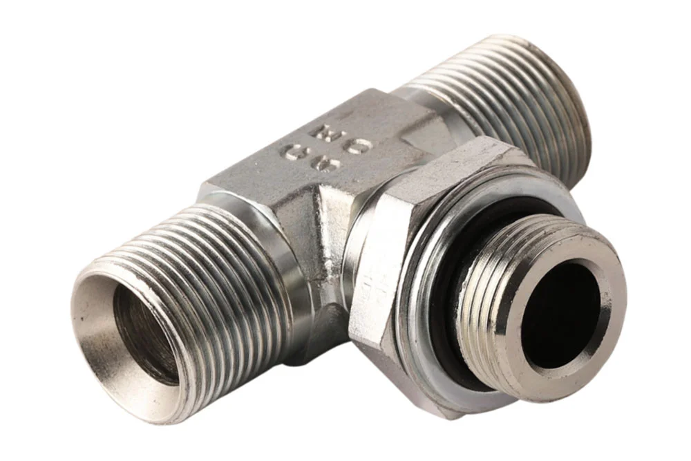 Adapteris – trišakis „T“ 3 x IŠ BSP reguliuojamas, anglinis plienas, tipas A127N