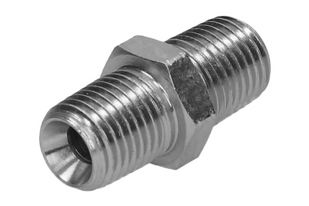 Adapteris su GZ NPT, nerūdijantis plienas, tipas A301