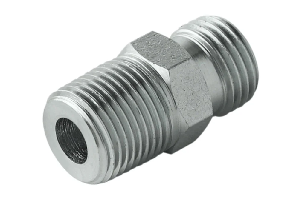 Adapteris – nipelis IŠ BSPT x IŠ METRINIS, anglinis plienas, tipas A602