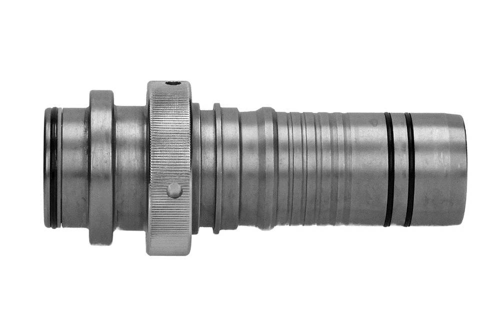 Kištukinė jungtis su SKV INTERLOCK ir kontraveržle žarnai (2"), cinkuotas plienas