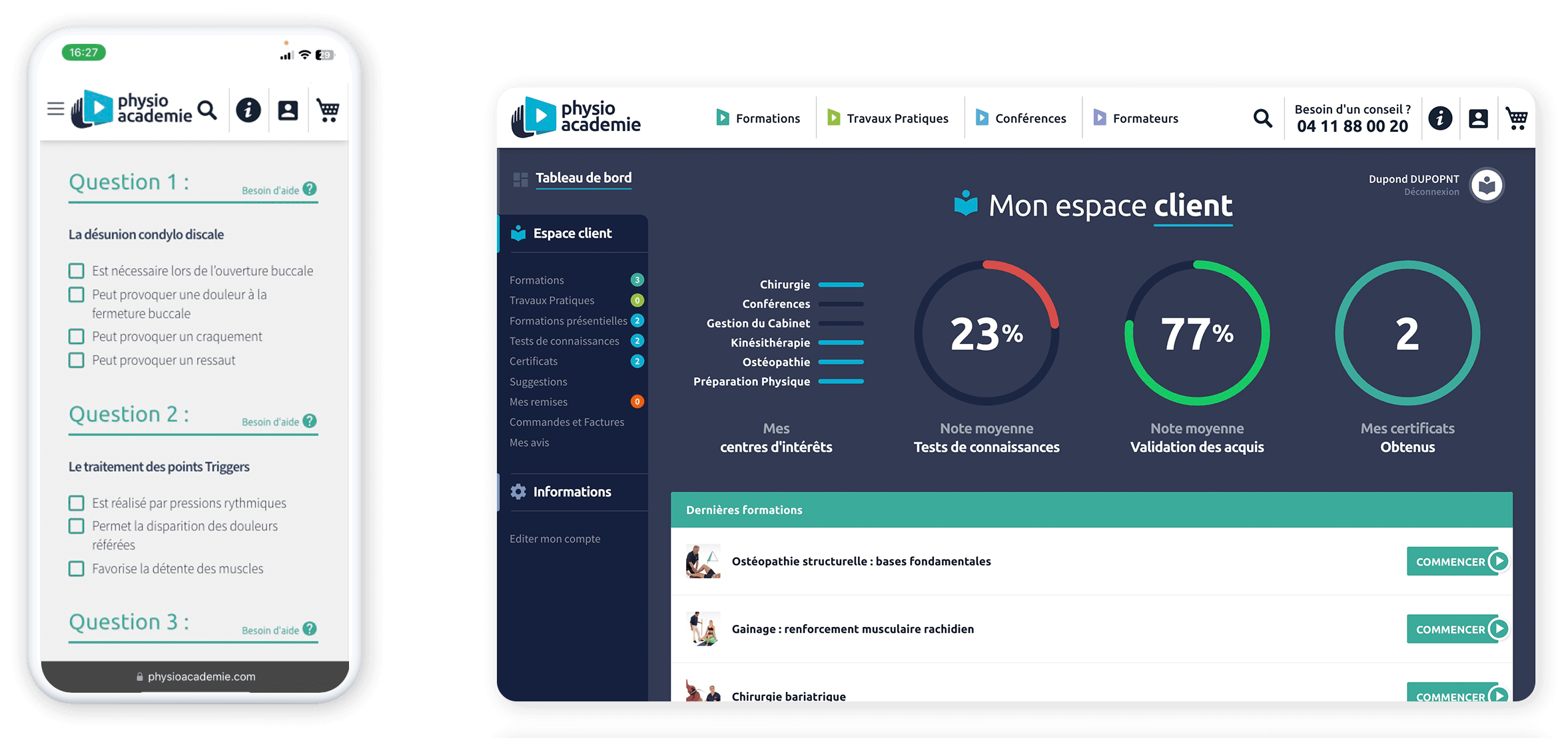 Découvrez nos formations en ligne avec activités pédagogiques interactives.