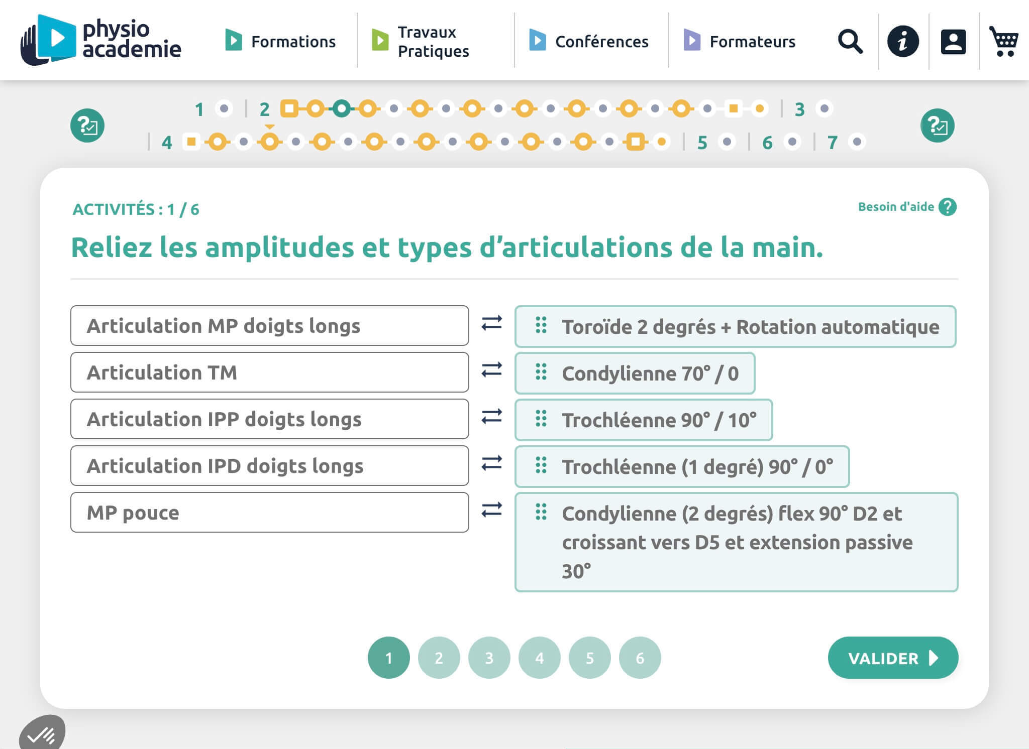 Questions par paire