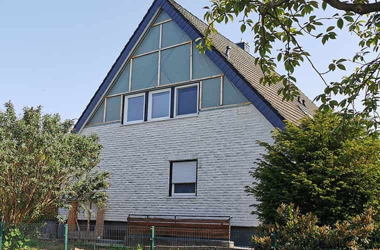 Haus vor einer Kernsanierung