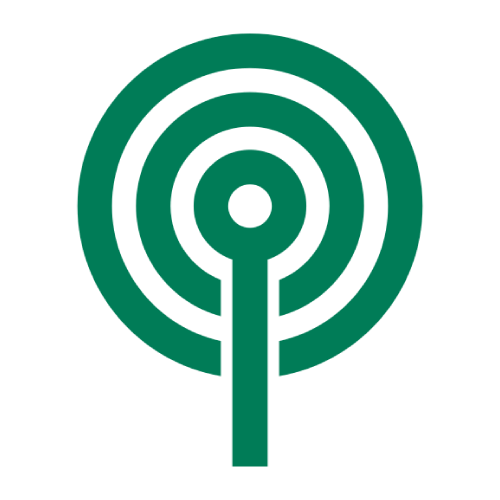 Ein Icon, das eine Funk Antenne darstellt