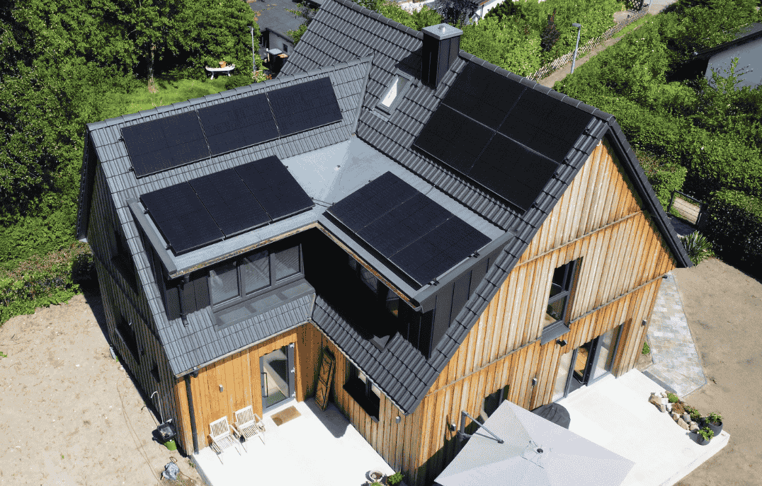 Haus nach Kernsanierung zu Effizienzhaus 55ee