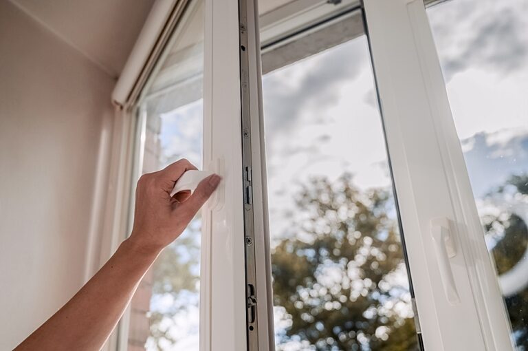 Ein geregelter Luftwechsel ist äußerst wichtig Ein Fenster bei der Lüftung