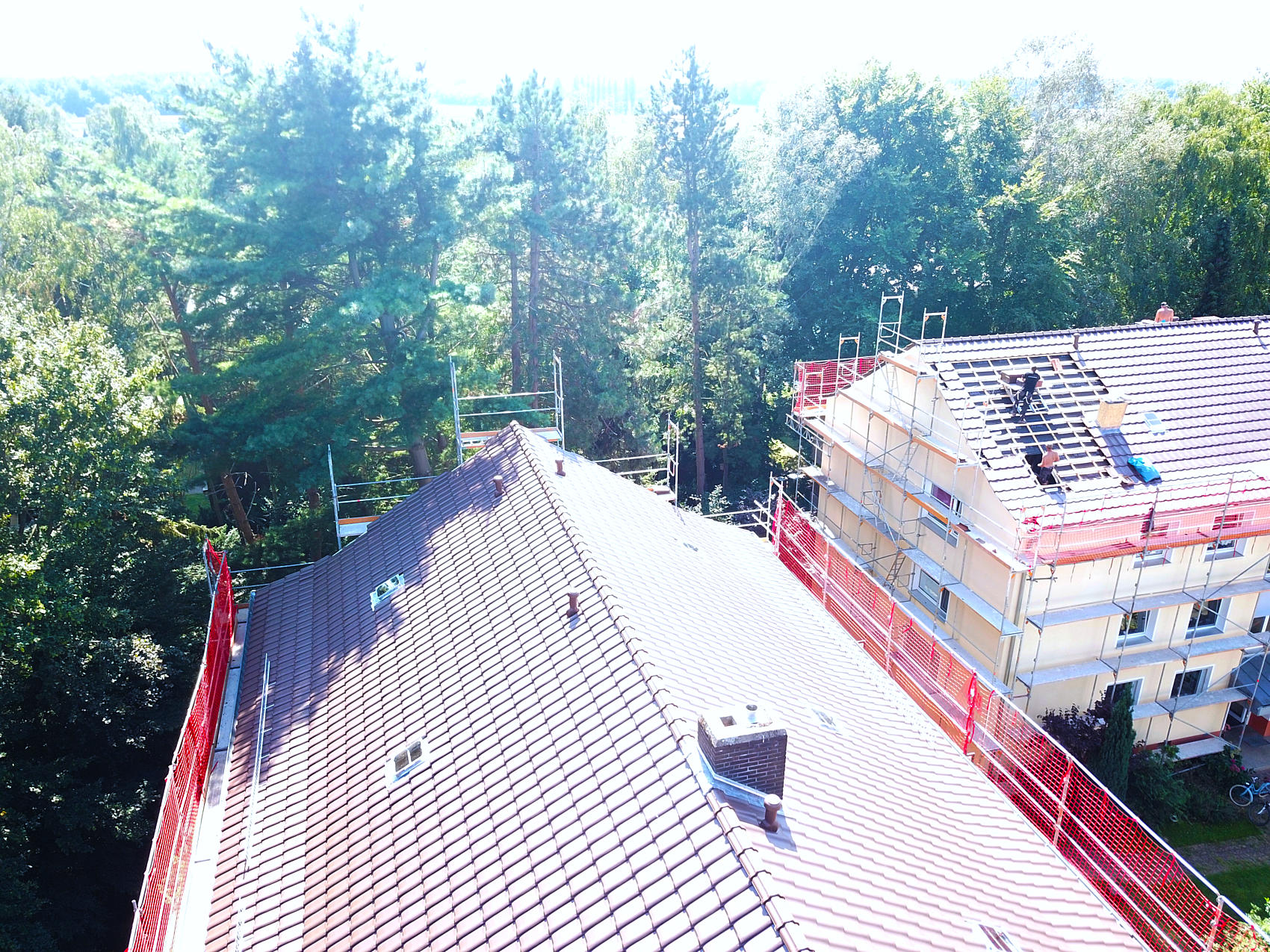 Bild: Steildachsanierung in Hannover Wettbergen mit van der Velde Dächer