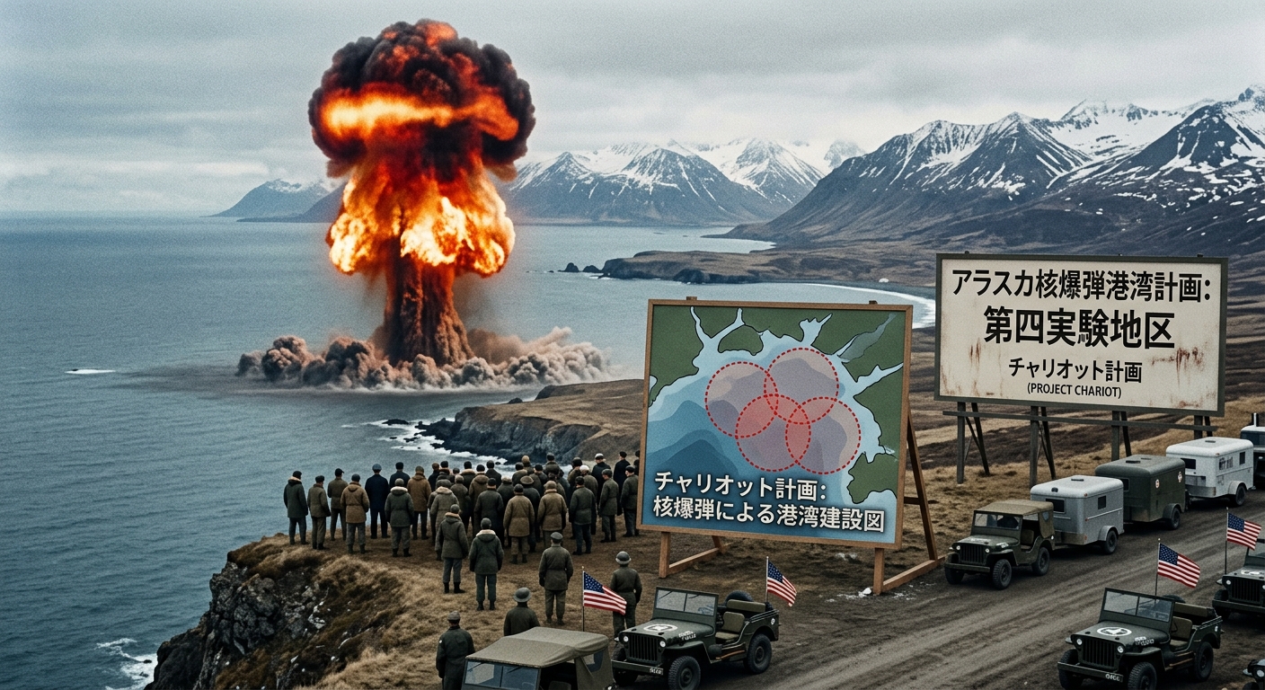 核爆弾で港を作る?冷戦期のアメリカが画策した「チャリオット計画」の狂気と教訓