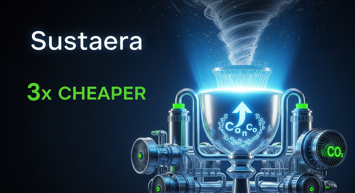 脱炭素の「聖杯」へ急接近。DAC技術を3倍安くするSustaeraの破壊的イノベーション