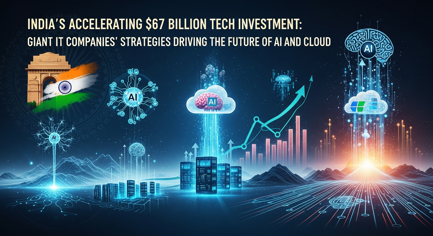 インドで加速する670億ドルのテック投資:AIとクラウドの未来を牽引する巨大IT企業の戦略
