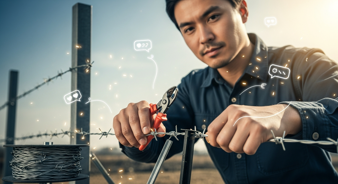 スピード・ダーリントン、10万円の提示に「自分でやる」と決意!有刺鉄線DIYで話題沸騰