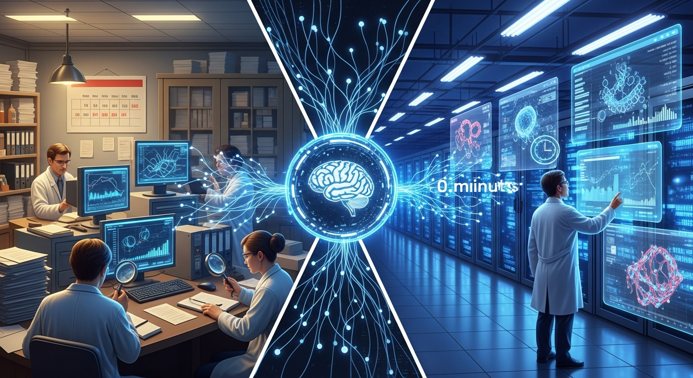AIが医療データ解析を数ヶ月から数分に短縮！研究開発を劇的に加速させる新時代