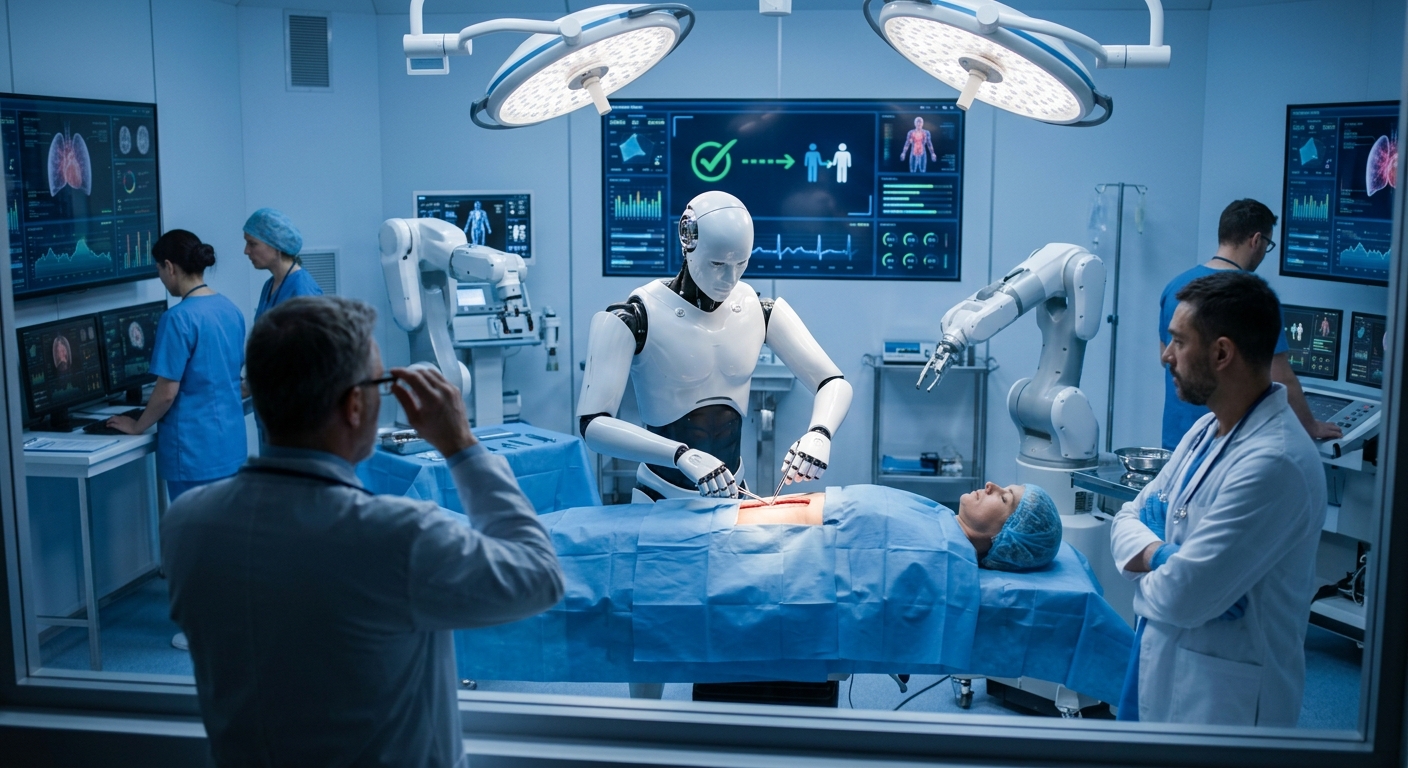 医療の未来が変わる:ヒューマノイドロボットが史上初の執刀に成功