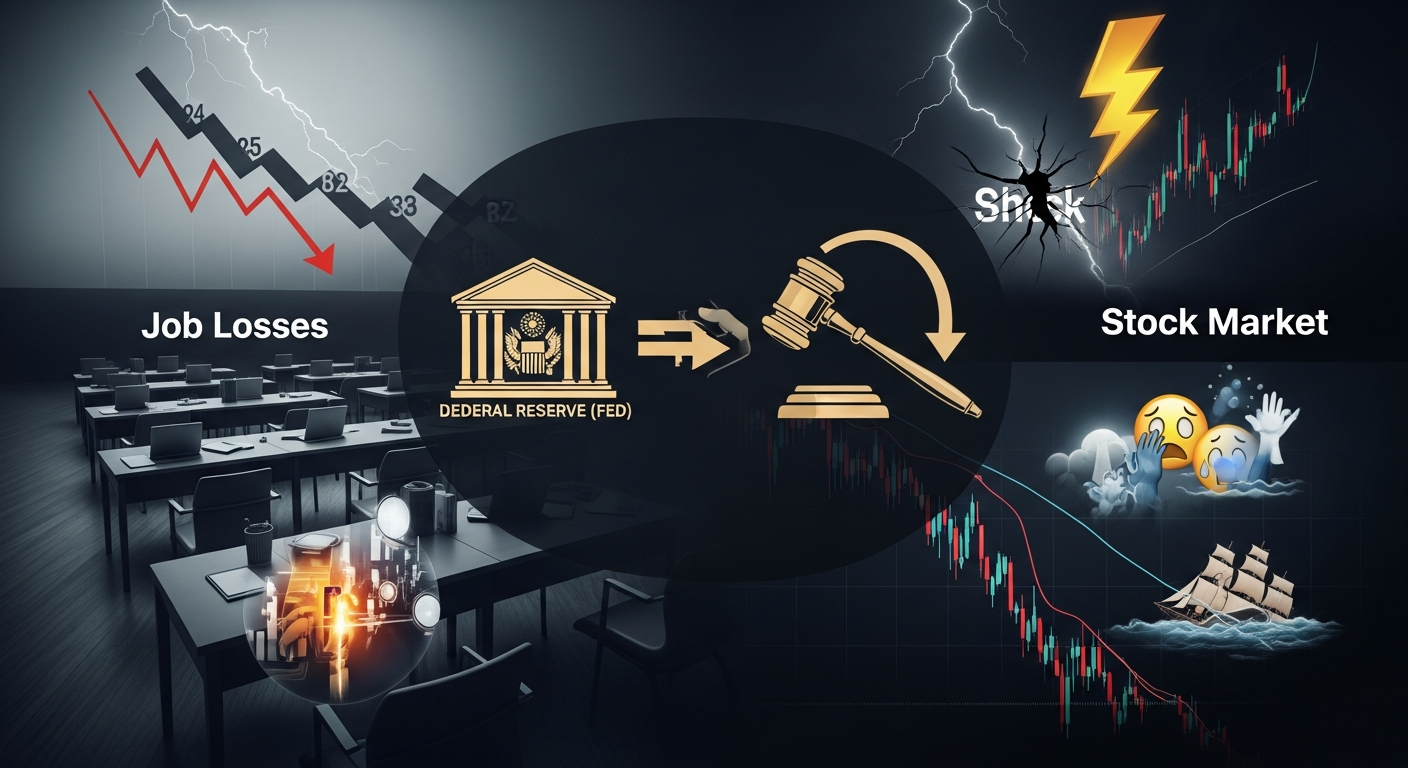 米雇用統計で9.2万人減の衝撃：FRBの利下げ転換と株式市場の行方を徹底予測