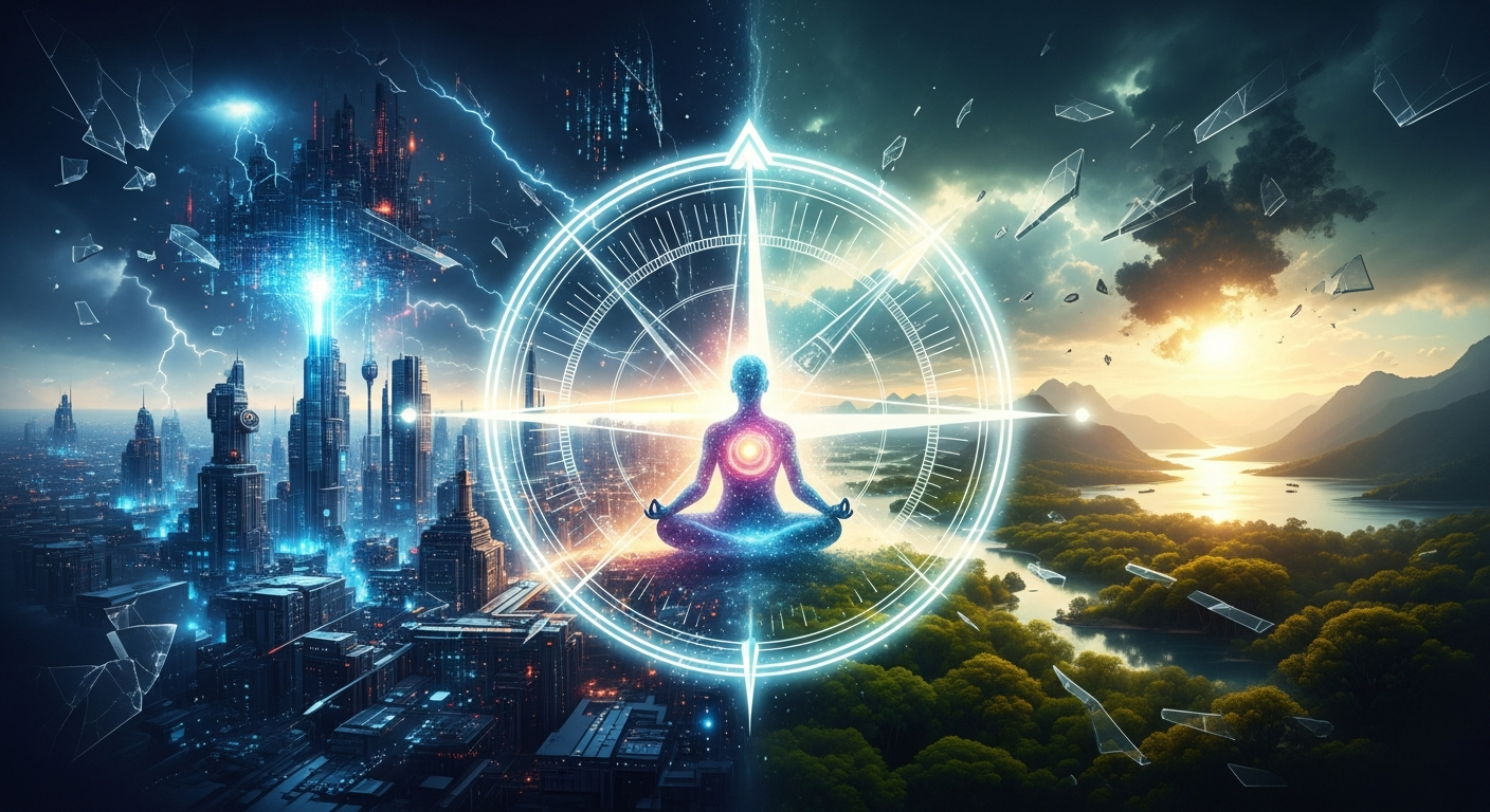 AI時代の羅針盤:AIの進化と不安定な世界で「瞑想」が最も価値あるスキルである理由
