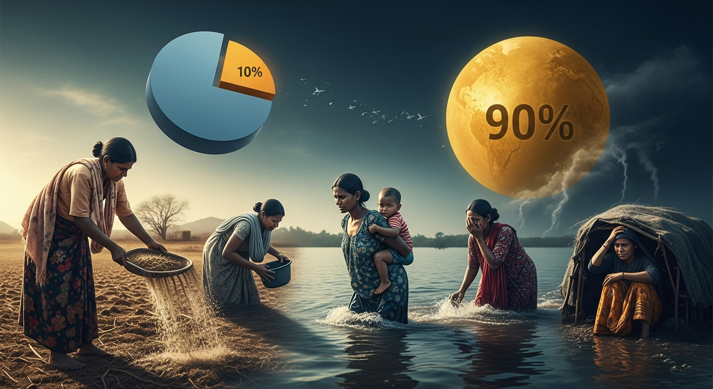 なぜ女性は気候変動で最も苦しむのか?対策資金が「10%」しか届かない深刻な格差