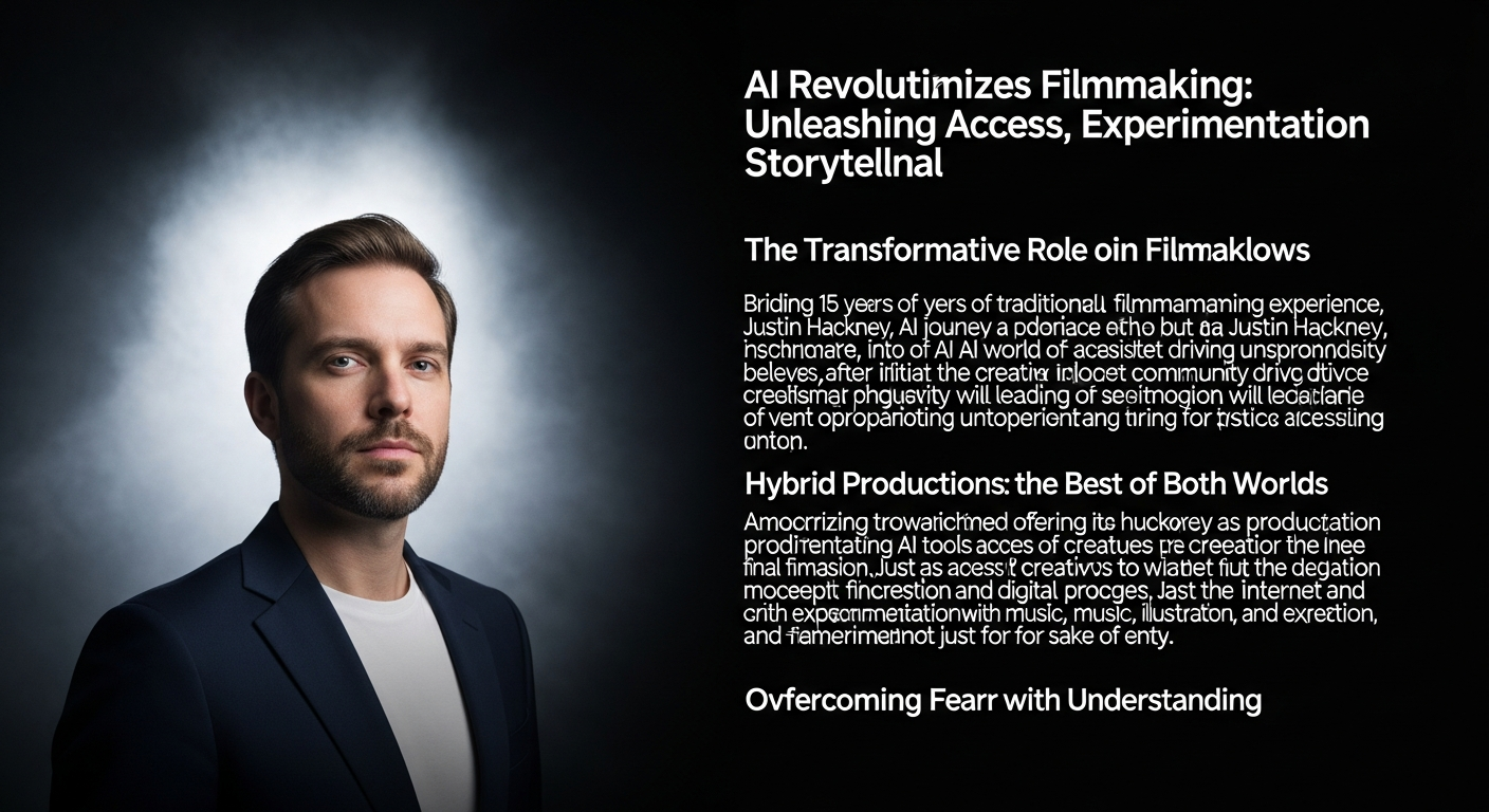 AIが映画制作にもたらす革命:アクセス、実験、そして物語の可能性を解き放つ