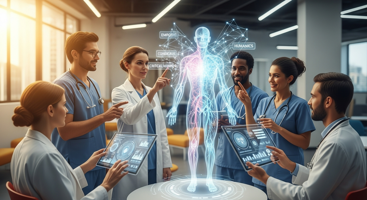 AI時代を生き抜く医療従事者へ：人間性を磨き、全人的ケアを実現する教育の未来