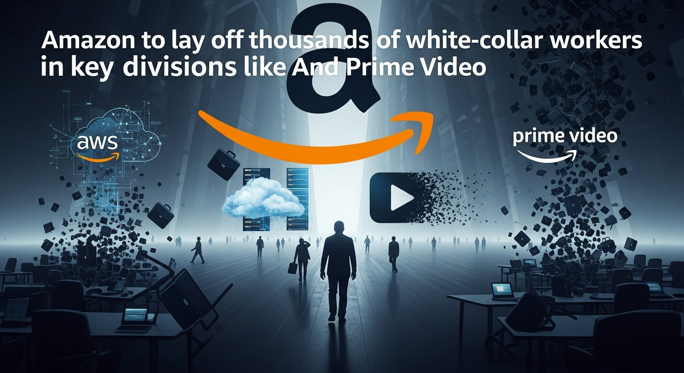 アマゾン、大規模人員削減へ:AWS・Prime Videoなど主要部門で数千人規模のホワイトカラー職が対象か