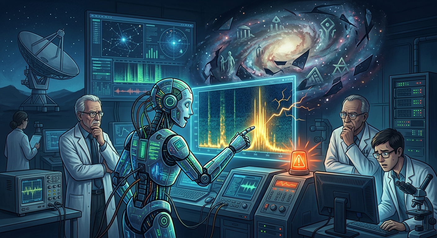 AIが「地球外生命体の兆候」を誤認?科学研究におけるAI依存の盲点と危険な兆候