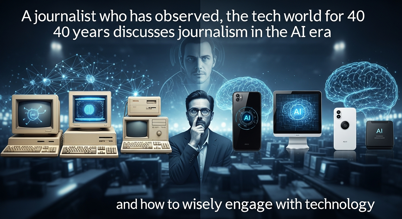 40年間テック界を見続けた記者が語る、AI時代のジャーナリズムと賢いテクノロジーとの付き合い方