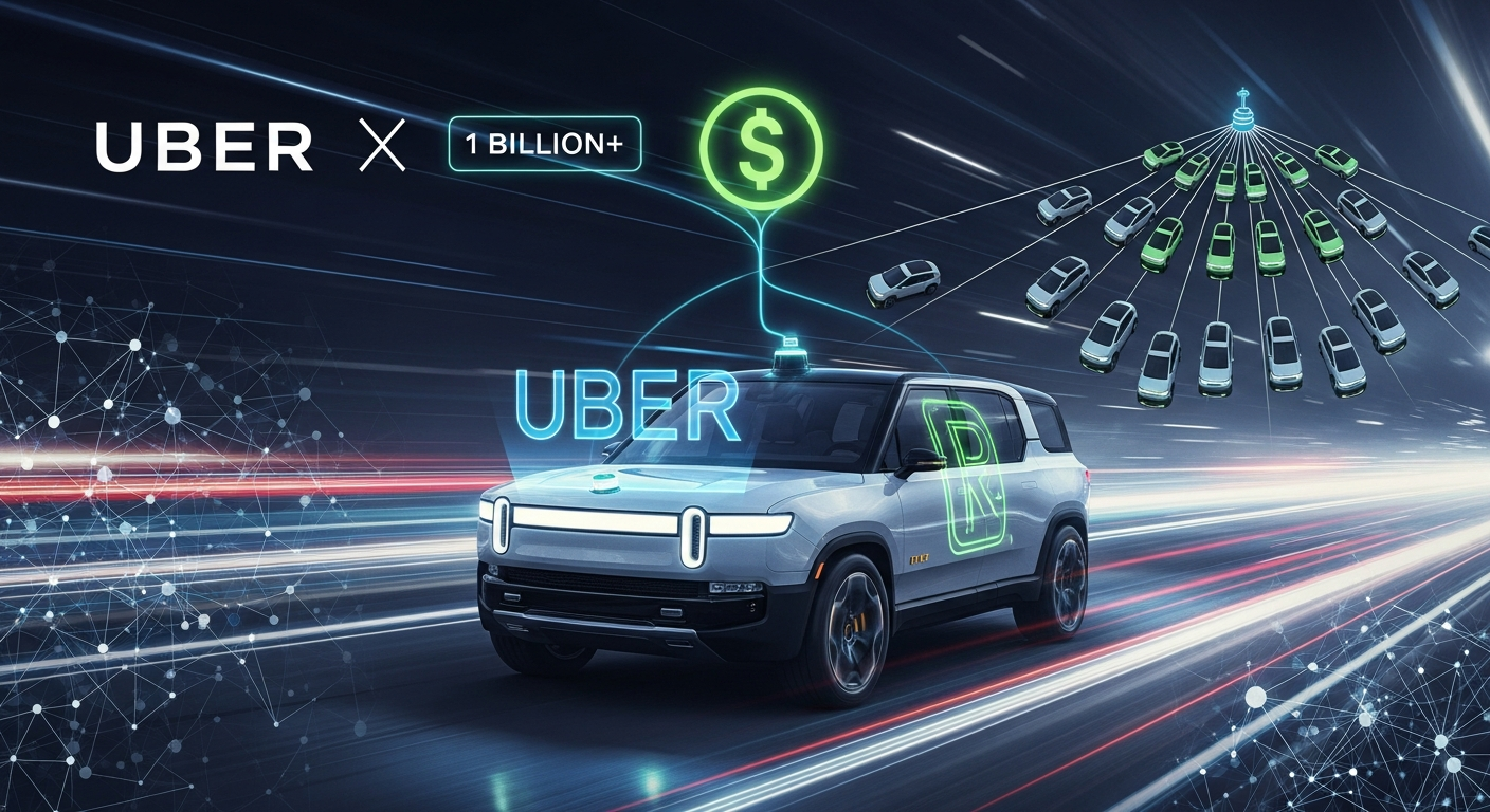 UberがRivianに10億ドル超を投資!最大5万台の「R2」ロボタクシー投入で加速する自律走行の覇権争い