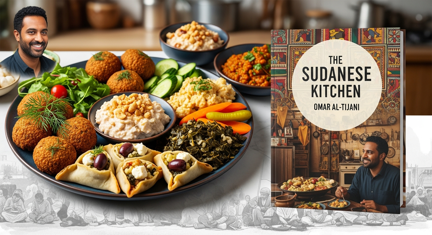「世界初」の英語の السودان料理本、食と家族、そして革命の物語:シェフ兼活動家、オマー・アル・ティジャニ氏の情熱