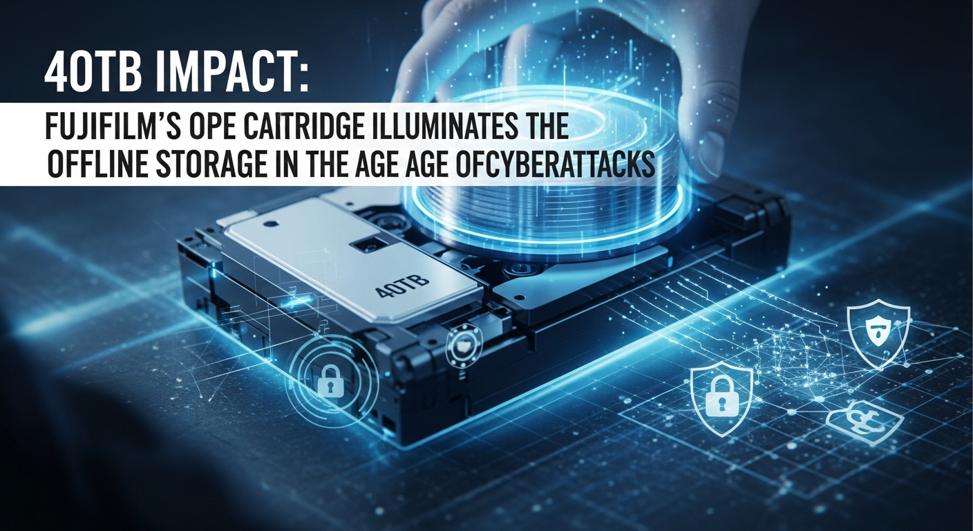 40TBの衝撃:富士フイルムのテープカートリッジが示す、サイバー攻撃時代に輝くオフラインストレージの未来
