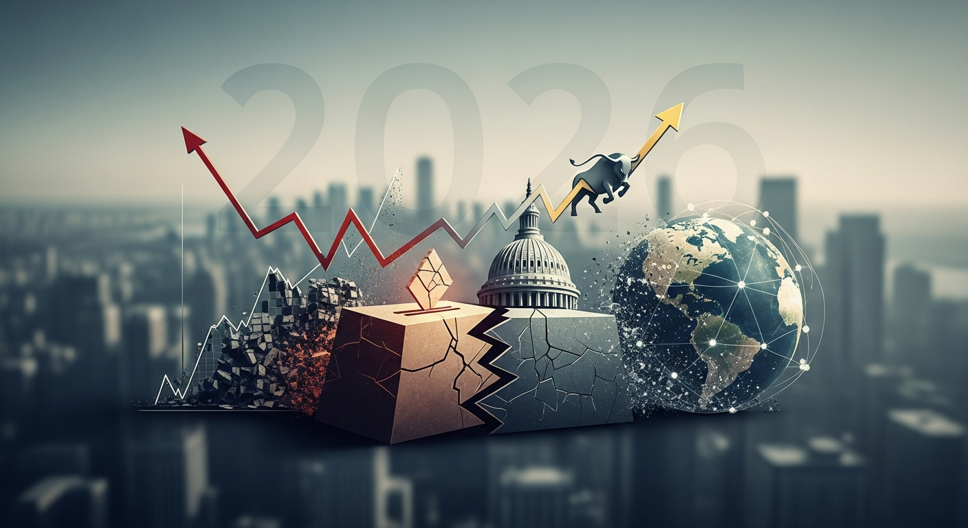 2026年のアメリカ:経済・政治・国際情勢に悲観論、株式市場は例外か?