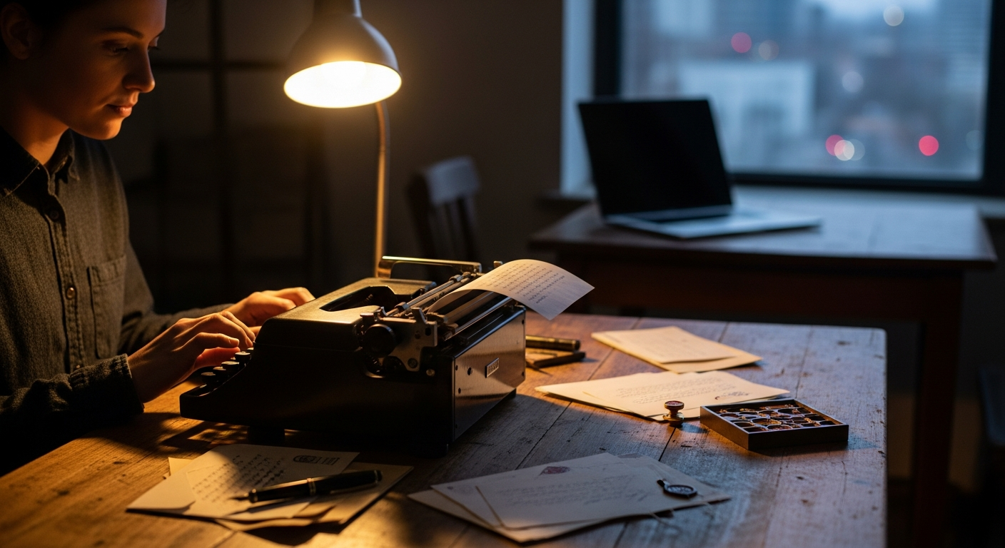 「デジタル疲れ」の現代人がアナログ回帰?手紙やタイプライターが再評価される理由