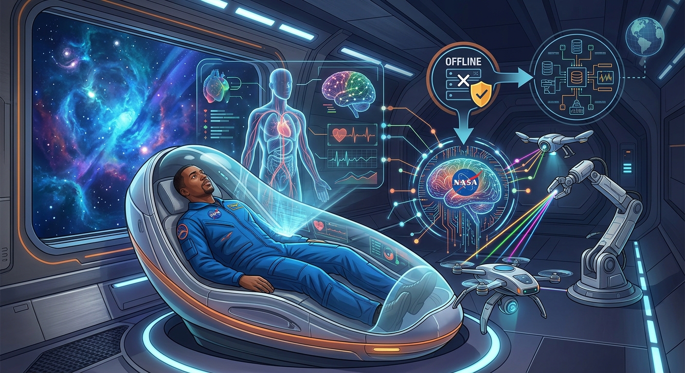 NASAが挑む「宇宙の医療革命」:オフラインAIが実現する究極の自律診療システムとは