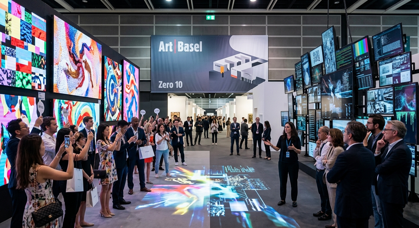 デジタルアートは「市場の流行」か、それとも「必然」か?Art Basel「Zero 10」が示した美術史の分水嶺