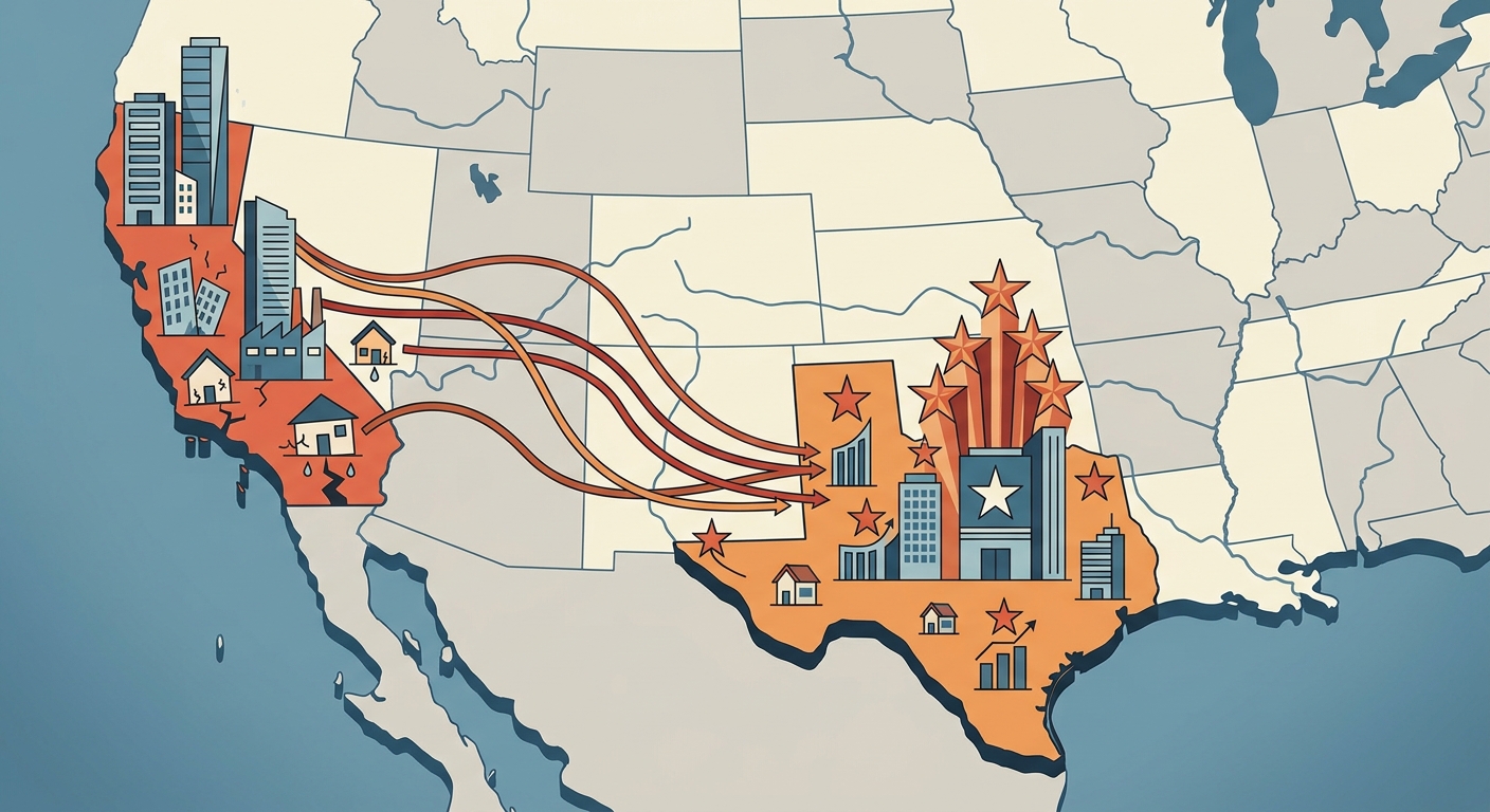なぜ企業はカリフォルニアを捨てるのか?テキサスがFortune 500で首位に立った「全米企業地図」の変貌