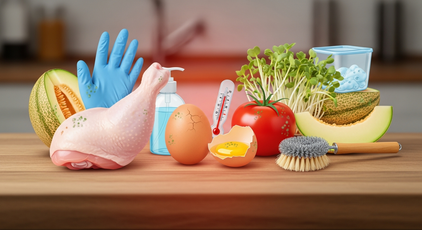 サルモネラ菌汚染の危険!食品別リスクと予防策を徹底解説