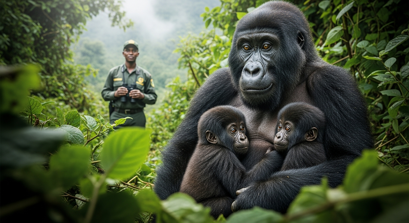なぜ今年2度目?コンゴで生まれた「奇跡の双子」マウンテンゴリラと保護活動の今
