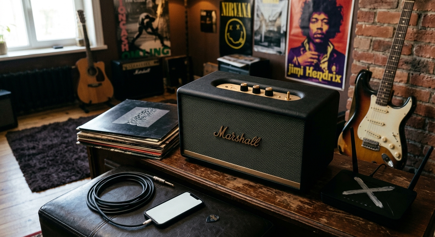 Marshall Stanmore IV実機レビュー：ロックな外観と重低音は最強だが、Wi-Fi非搭載は時代の逆行か？