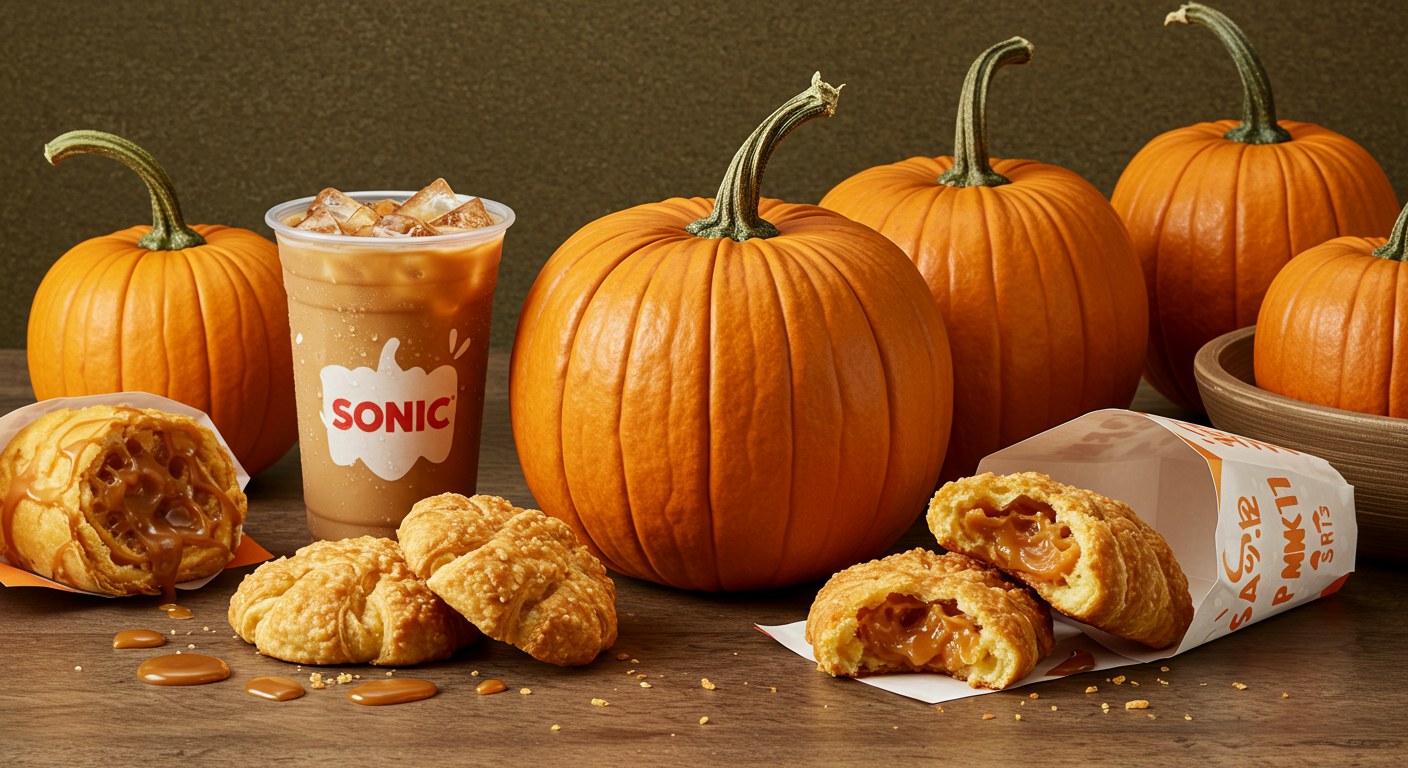 SONICの「Save a Pumpkin」キャンペーン：秋の味覚を塩キャラメルで刷新し、フードロス問題に貢献