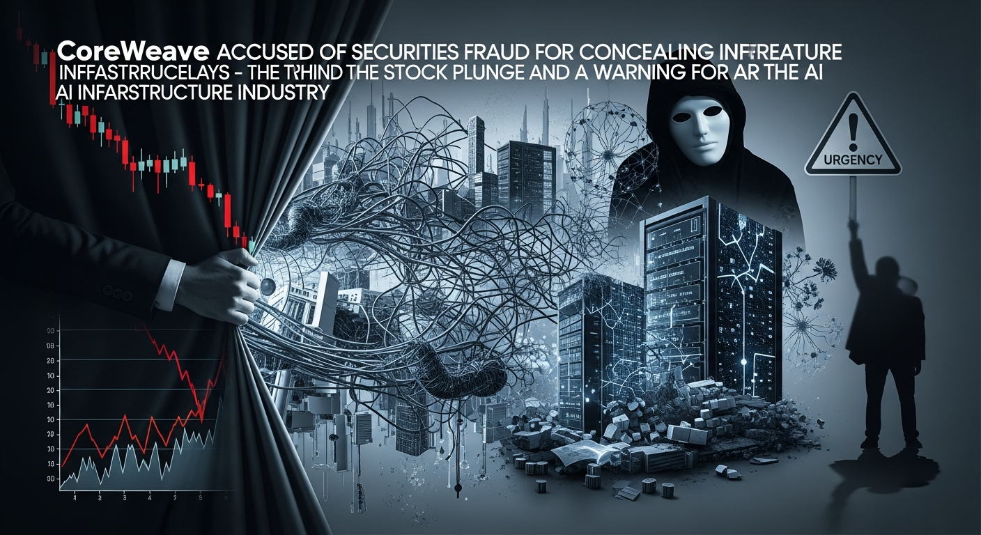 CoreWeave社、データセンター建設遅延の隠蔽で証券詐欺の疑い:AIインフラ業界に警鐘