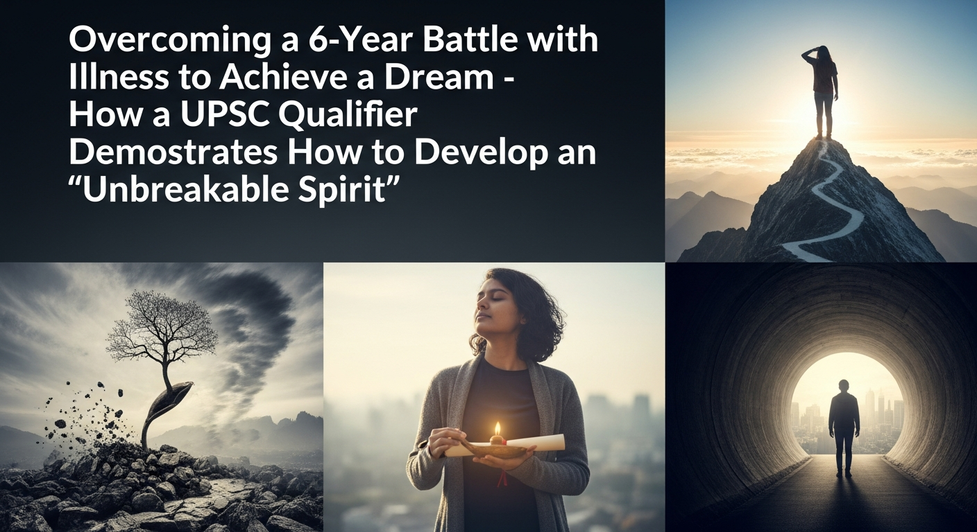 6年間の闘病を乗り越え夢を実現―UPSC合格者が示す「折れない心」の作り方