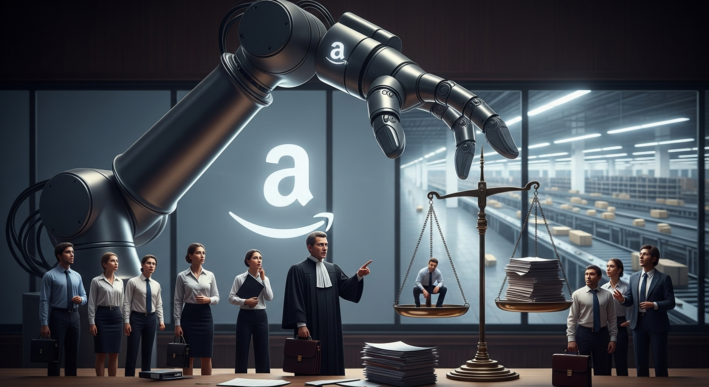 Amazonの訴訟は現代の雇用慣行への警告:自動化と従業員保護の狭間で