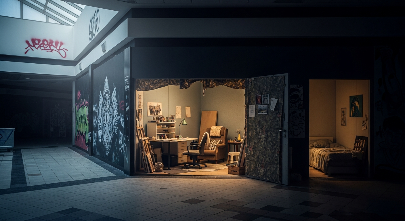 ショッピングモールに4年間潜伏!アーティストが秘密基地を作った驚愕の実話ドキュメンタリー「Secret Mall Apartment」Netflix配信決定