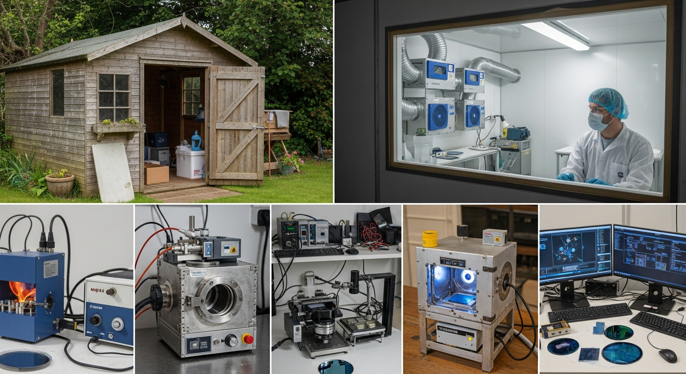 なぜ個人が庭の小屋で「プロ級」の半導体製造を？DIYクリーンルームの驚愕の中身