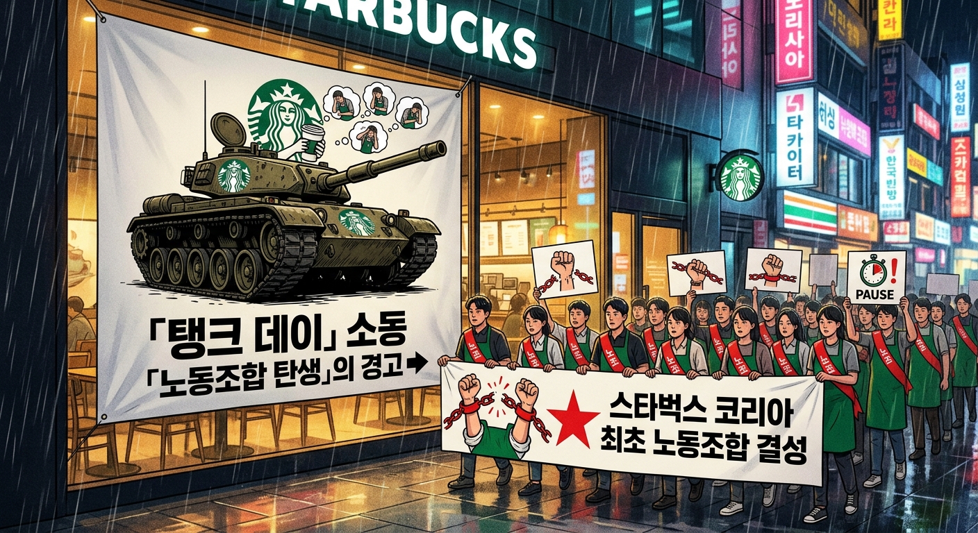 なぜスターバックス韓国で初の労働組合が誕生したのか?「Tank Day」騒動が突きつけた経営への警告