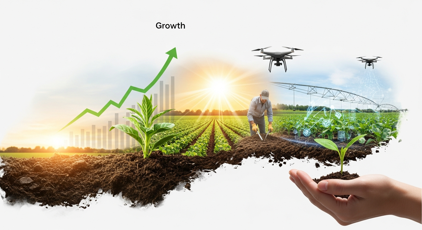 再生可能農業市場、2035年までに316億ドル規模へ!持続可能な食料システムへの移行を加速させる技術と政策