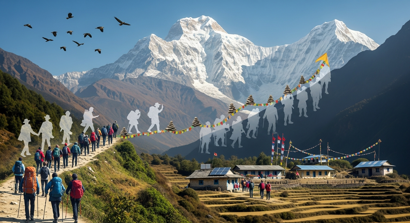 25年で260万人超!ネパール・アナプルナ地域の観光客増加の軌跡と未来への考察