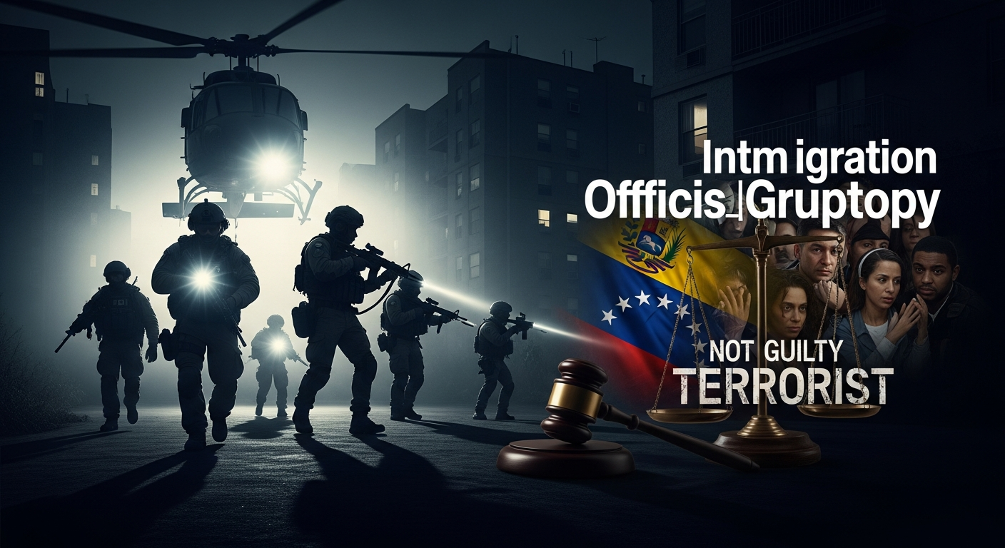 シカゴ深夜急襲の真相:ベネズエラ移民は「テロリスト」とされたが、証拠は乏しく、無罪放免となった者も多数