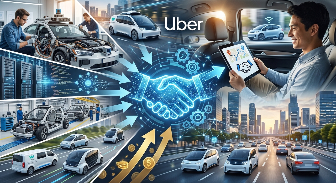 Uberが「開発しない」戦略で大勝利?自動運転ロボタクシー連合の裏側に迫る