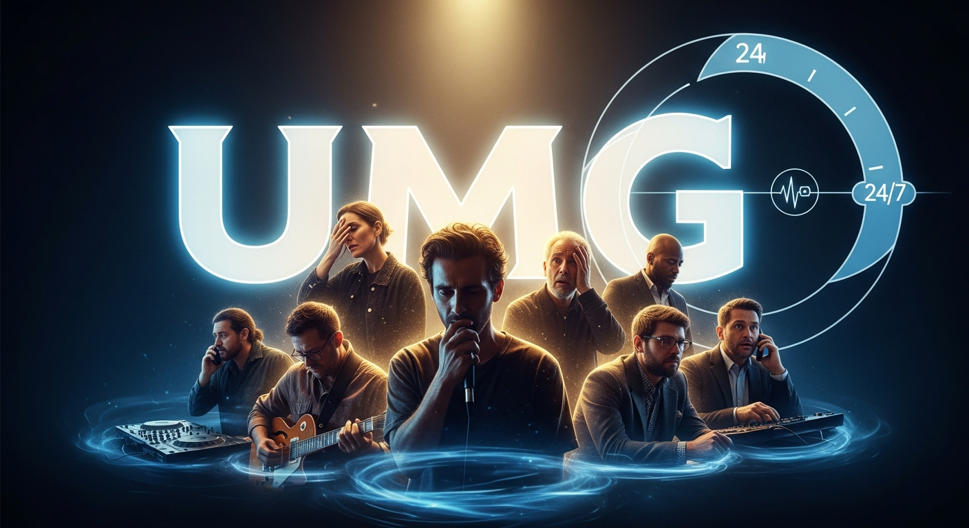 音楽業界の常識が変わる!UMGが導入した「24時間メンタルケア」がアーティストを救う理由
